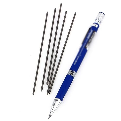 RXXCMD 2.0mm Mechanical Pencil Lead Cute 2B Automatic Pencils with Set for Art Sketch Drawing Painting Tools(D)