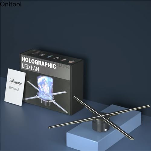 Newest 50cm 3D Hologram Fan Projector P50 WiFi Led Sign Remote Control Advertising Logo Images Video Holographic Lamp