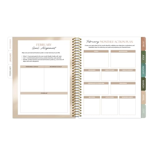 Dream to Done 2026 Entrepreneur Planner: 8.5 x 11, Heather Marianna, Spiral Bound