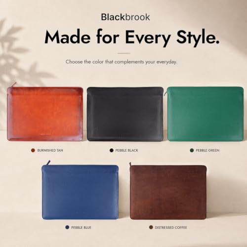 BlackBrook Tyler Leather Sleeve for MacBook Air 13 Inch & Pro 14 Inch