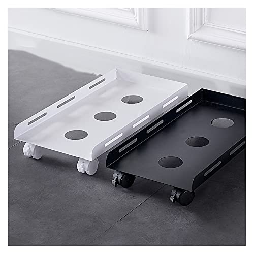 LOVULIFE Computer Tower Stand Printer Table Computer CPU Stand Cart with Protective Sides CPU Holder with 4 Caster Wheels Bracket CPU Stand Cart Computer Stand for Desktop Tower (Color : Small)