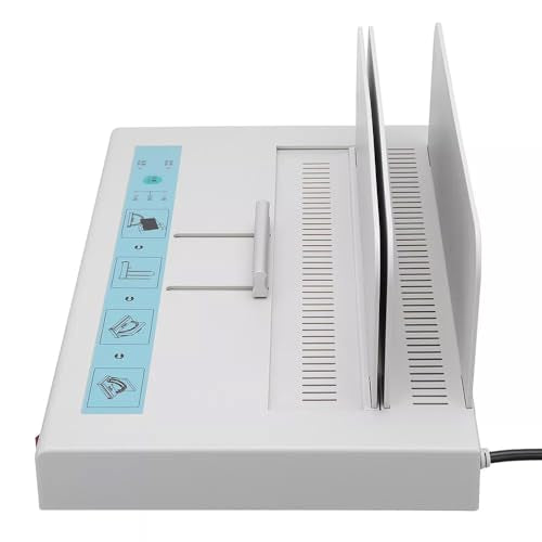 BIXIBIN 110V Perfect Binding Machine Thermal Binding Machine Universal Electric Book Automatic Binder Contract Document Invoice Folder