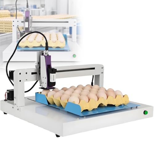WDDBFL Desktop Egg Inkjet Printer with Counting and Date Numbering Function