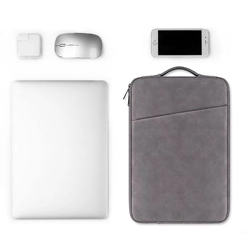 SIDUFHAOPKLL Portable Laptop Bag PU Leather Sleeve 13.3 14 15.6 Inch Ladies(14.1 inch)