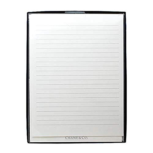Crane & Co. Ruled Pearl White Half Sheet (CH3381)