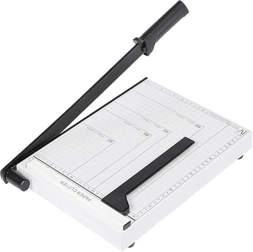 A4 Paper Cutter Guillotine with Magnetic Guide (12-Sheet Capacity, 12" Cut)