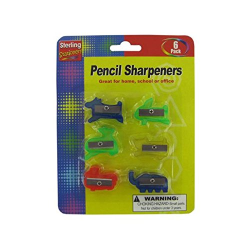 Animal Shaped Pencil Sharpeners - Case of 48