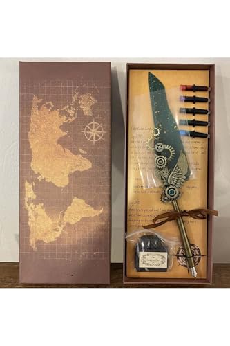 SODEF Monique 779 Divit Hokka Set Calligraphy Writing Set Decorative Office Desk Stylish Gift with Ink