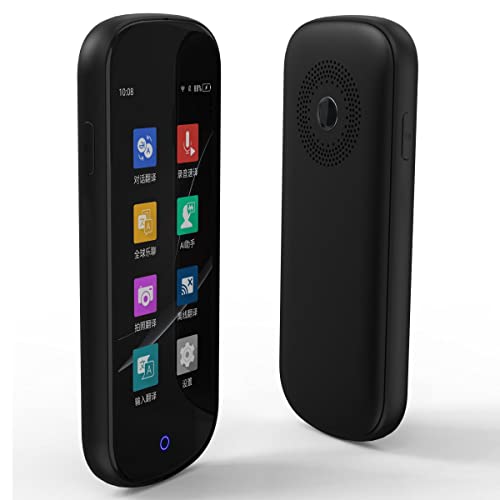 EliteBloom Portable Instant Voice Translator Photo Scanning Translator Foreign Language Translation Devices Recording Translation 4G WiFi/Offline,A