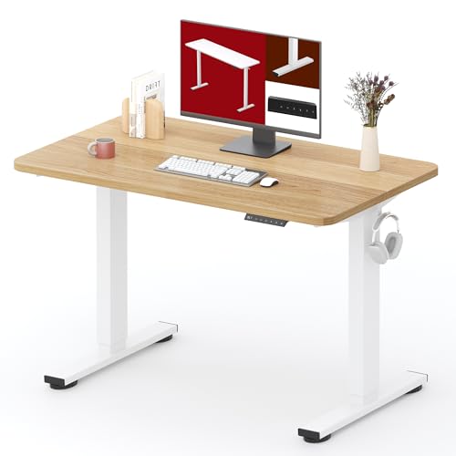 SANODESK 40''x24'' Height Adjustable Electric Standing Desk for Home Office
