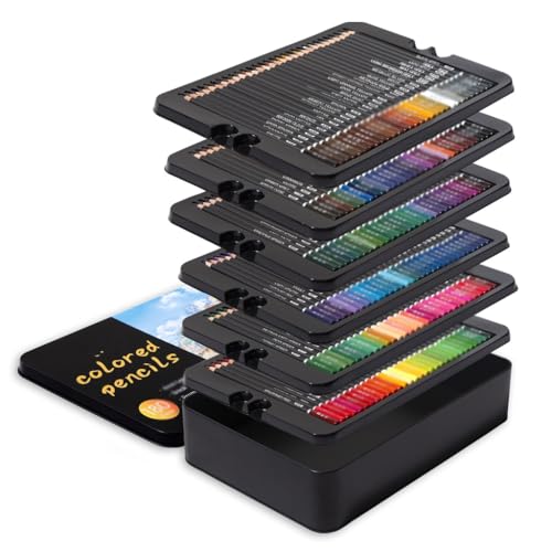 ZYQHMY 180 Color Oily Colored Pencil Iron Box Set, Art Painting And Drawing Supplies, Graffiti Pencils
