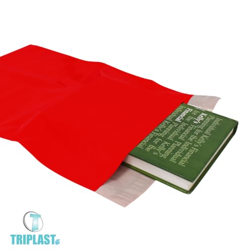 Triplast 22 x 30-Inch Plastic Mailing Postal Bag - Red (Pack of 200)