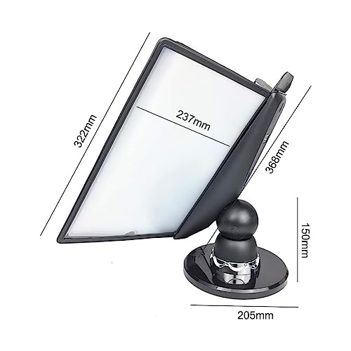 CETEOR Wall Mounted Display File Holder, Catalog Display Rack, File Organizer for Desk, 10 Double-Sided Display Pockets, Adjustable Desk Flip File Holder, for Office Display and Storage A4 Documents