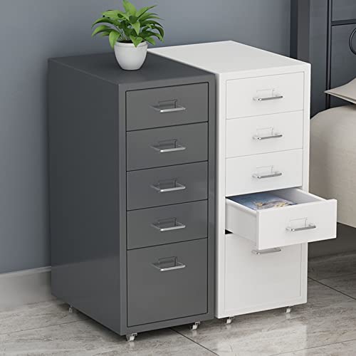 File Cabinet File Box Office File Cabinets5 Drawer Lockable File Cabinet Under Desk Metal File Cabinet for Legal/Letter/A4 File Storage Cabinets Vertical Storage Cabinet Filing Cabinet for Office(MODE