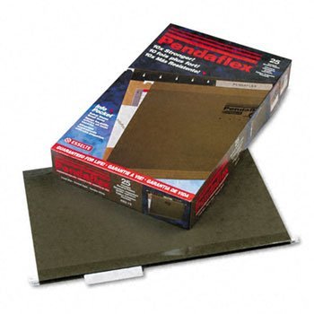 Pendaflex Reinforced Hanging File Folders FOLDER,HANG,LGL,25/BX,GN 95101 (Pack of4)