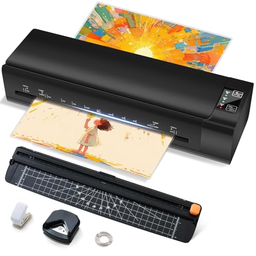 Chilino 13 Inch A3 Laminator Machine, 9-in-1 Hot and Cold Thermal Laminator