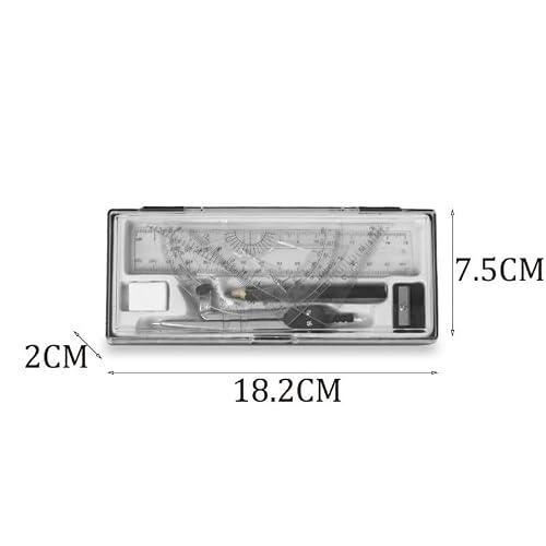 Alloy Compass Multifunctional Stationery Set
