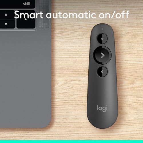 Logitech Wireless Presenter R500s PowerPoint Clicker with Laser Pointer