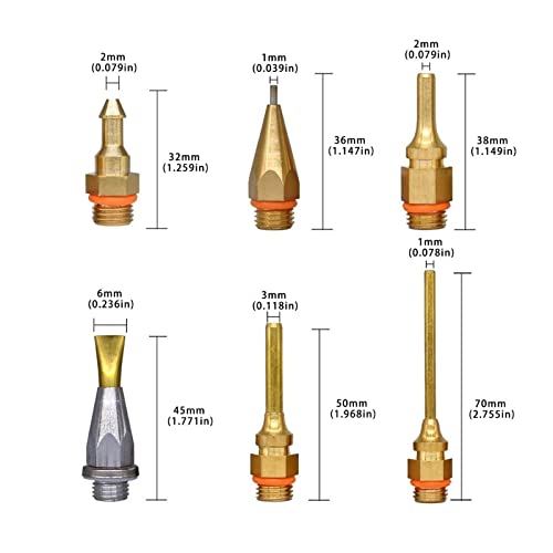 LIBODD Hot Glue Gun Hot Melt Glue Gun Leak Proof Copper Nozzle Temperature Adjustable Process Repair Tool Voltage Automatic Adjustment Function for DIY Arts, Crafts and Quick Repairs(Set-D)