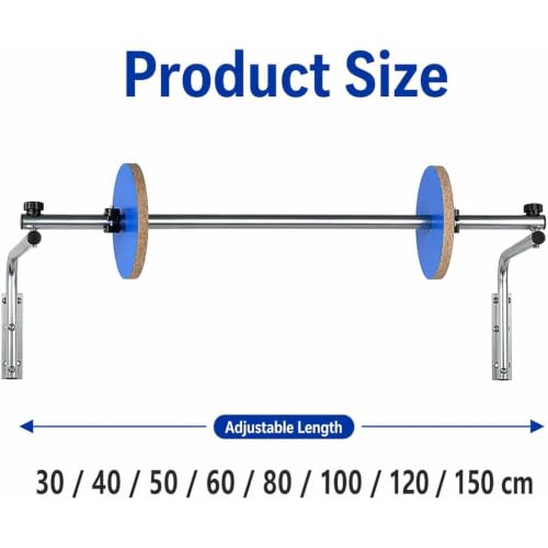 YNBXM Bubble Foam Wrap Roll Dispenser, Wall Mount Bubble Wrap Roll Holder with Positioning Clip Fixation, Adjustable Width to Support Multiple Roll Sizes, for Warehouse Shipping Packing 40cm