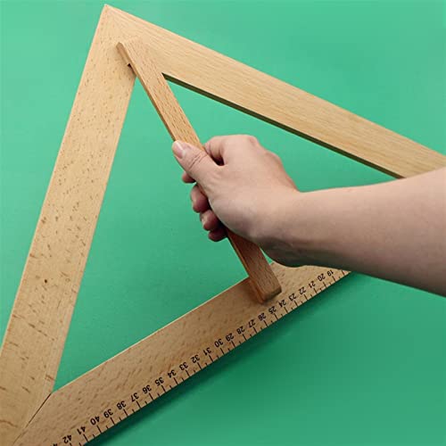 moisture Bow Compass Math Compass Protractor Multifunctional Compass Drawing Teacher Compass Set 50cm Large Compass Teaching Aid Stationery Tool Carpenter Compass (Color : Yellow)