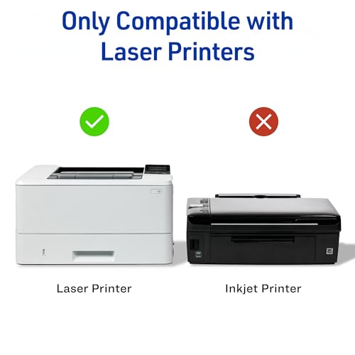 Avery Durable Waterproof Address Labels with Sure Feed Technology, 1-1/3" x 4", White, Laser Printer Compatible, 700 Blank Labels Total, Great for Mailing, Branding, and More (5522)