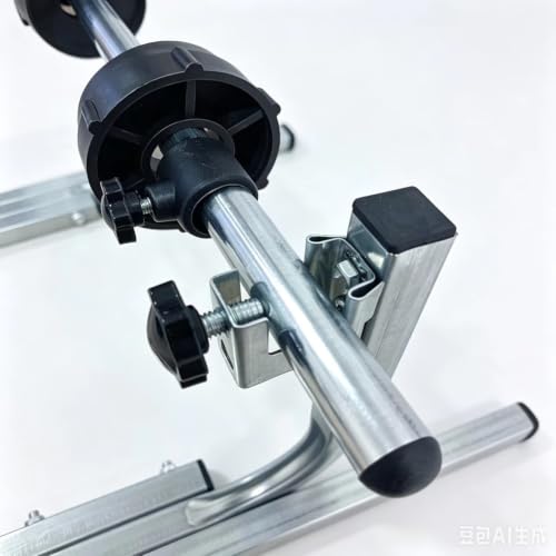 YZHYY Heavy Duty All-Metal Roll Holder, Manual Bubble Wrap Dispenser