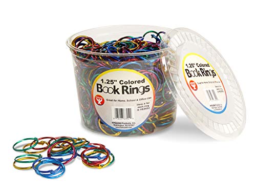 Hygloss Products, Inc Hygloss Products Book Rings, 1 1/4 inch