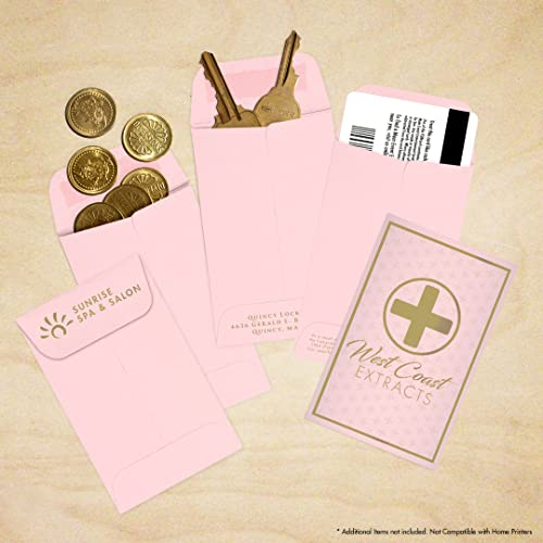 LUXPaper #1 Coin Envelopes | 2 1/4" x 3 1/2" | Candy Pink | 80lb. Text | 1,000 Qty