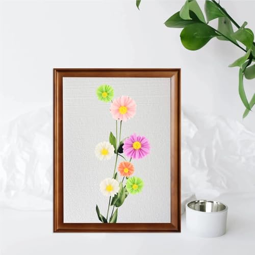 60 Pcs Daisy Thumbtip Push Pins for Wall Desk Tacks Decorative Office Delicate Pushpins Map Supplies Daily Use Whiteboard