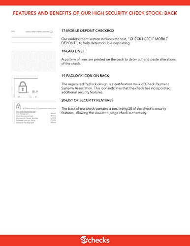 EZ Checks Premium Blank Hologram High Security Laser Check Stock | 500 Sheets (Brown/Yellow, Check at Top)