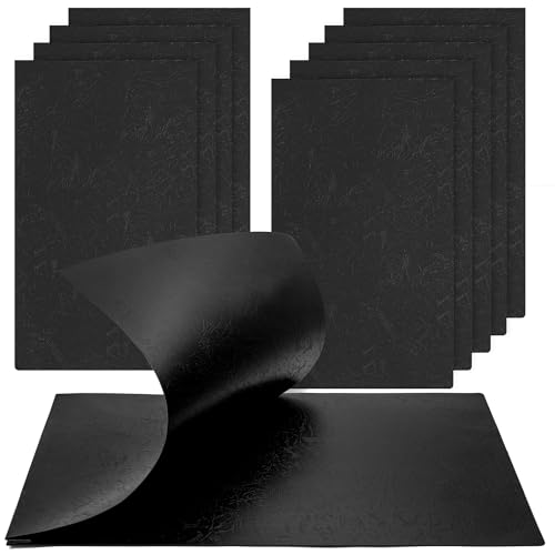 11x17 Folder, Pressboard Report Covers. 10 Pack Professional Blueprint Binders with 3-inch Fastener, 500-sheet Capacity. Large Format Document Organizer Storage for Tabloid Size (Black)