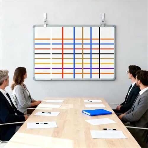 Whiteboard Tape 20roll Thin Pinstripe Dry Erase for Board Tape Lines- Multicolor Whiteboard Chart Grid for Organizati