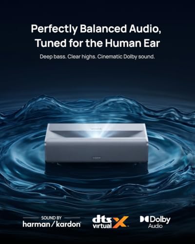XGIMI MIRA Pro Ultra Short Throw Laser Projector, 4K UHD, 3000 ISO Lumens