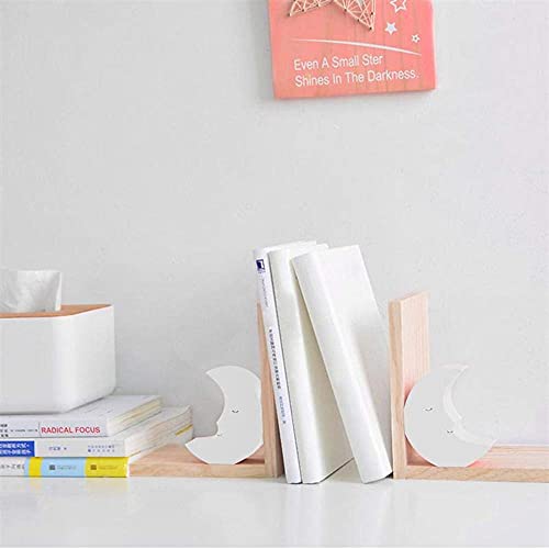 Desk File Organiser Creative Bamboo Bookends Wooden Book Organizer Book Frame Book Storage Rack Book Stand Book Folder School Supply