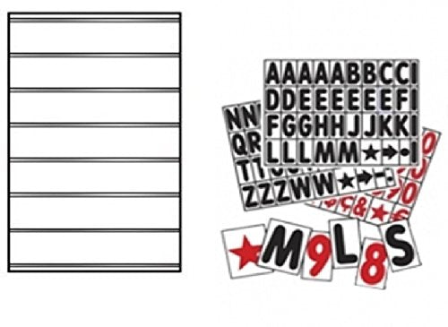Swinging Message Board Sign White Face Panel And Letters by Accent Printing & Signs