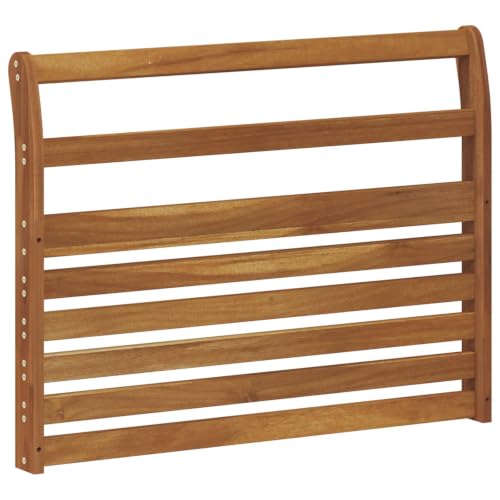 TUERYAFEK Solid Acacia Wood Armrest 2 Pack Curved Slatted Design