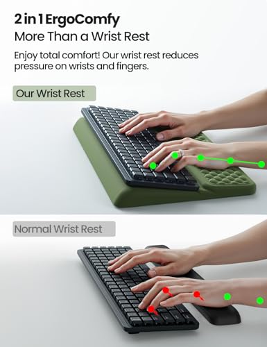 Vaydeer Wrist Rest with Keyboard Stand Ergonomic Computer Wrist Support Pad