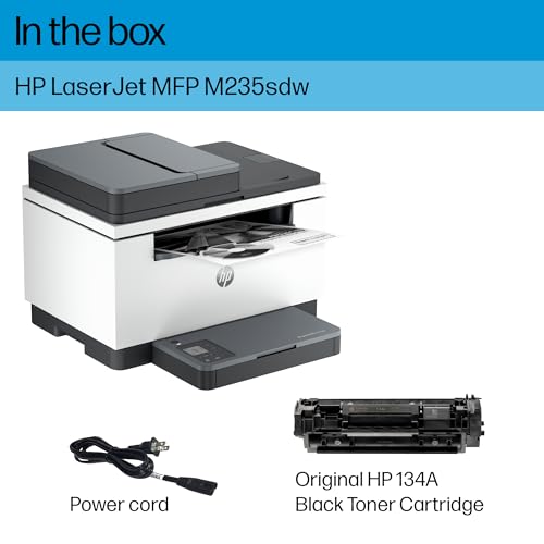 HP LaserJet MFP M235sdw All-in-One Laser Wireless Printer, Scan/Copy, Black & White, Duplex, Best-for-Office
