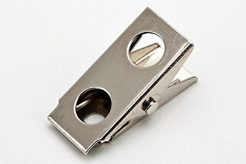 ES INC CLIP (Nickel Plated Metal Bulldog Clip With 1/8" Rivet Hole) QTY: 5000