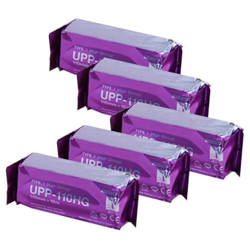 Ultrasound Printing Paper 110mm X 18m Compatible with UP-890 UP-895MD UP-D895 UP-897MD UP-D897(5 roll)