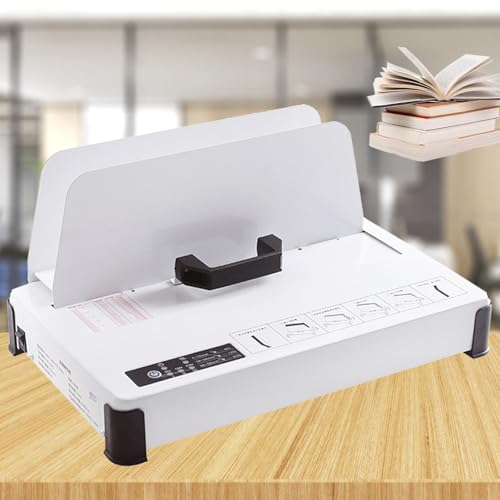 Naturalpowev Thermal Binding Machine Thermal Book Binder Electric Hot Melt Bookbinding Machine 1-50MM Binding Thickness 500 Sheets for A3 A4 A5 A6 Document Invoice Contract