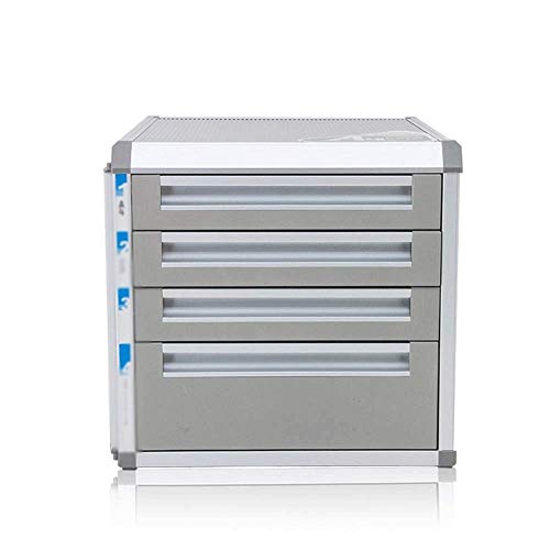 YUQKAI File Manager- Desktop File Cabinet Multi-Layer Drawer Storage Box Password Lockable Data Cabinet Office Supplies Tidy Desk Organiser