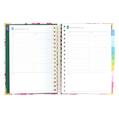 2026-2027 Daily Planner by Emily Ley – Simplified Spiral Planner Blush Hydrangea, August 2026–July 2027 – 12-Month Academic Year Organizer for Women