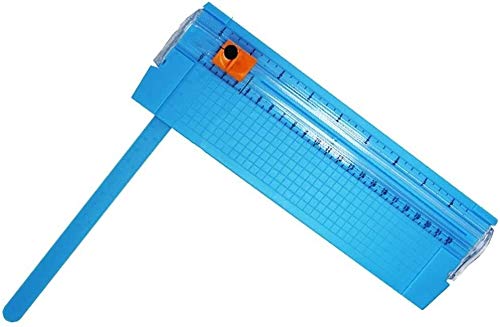 Yesmya Paper Cutter Rotary Trimmer Paper Cutter, Small Foldable Paper Cutter, A3A4A5 Photo Cutting Machine, (Color : Blue)