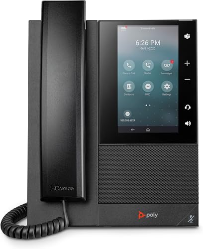 HP Poly CCX 500 Business Media Phone with Open SIP and PoE Enabled