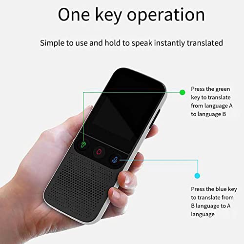 Smart Instant Language Translator Device - Electronic Language Translator Device, Instant Language Voice Translator Device, Classic Language Translator Device, Voice Photo Translation Efficency n