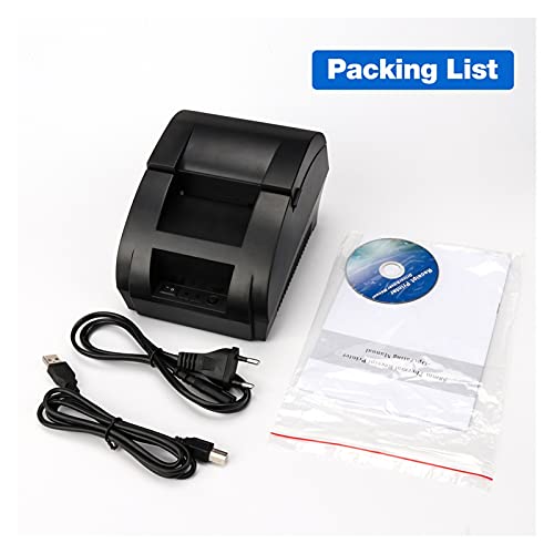 BGVGFBNJ 58mm Thermal Receipt Printer POS Printer Ticker Check for Restaurant and Supermarket Support Cash Drawer(5890K Gray)