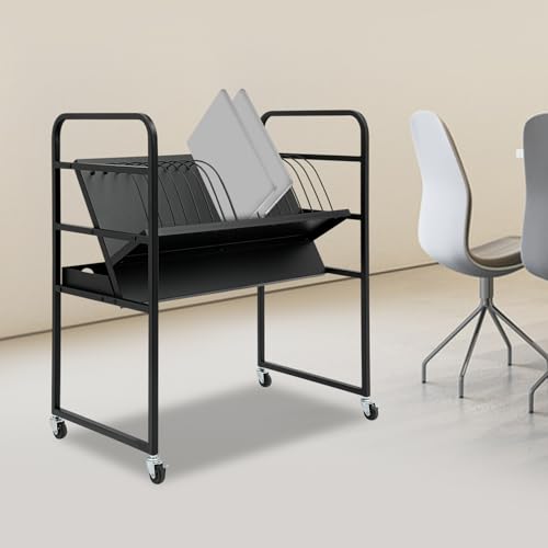 Laptop Cart, Mobile Open Charging Station(16 Slots)