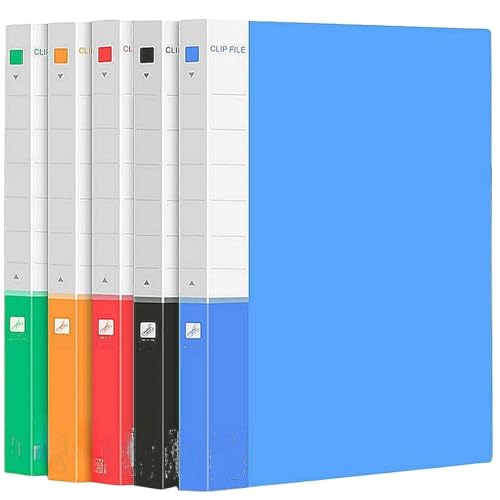 A4 Double Strong Clips File Folder Report Cover, Punchless Binder